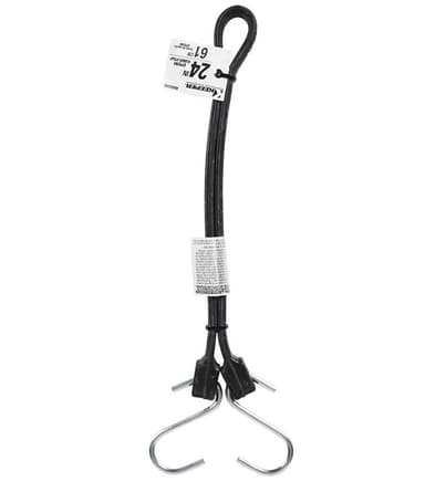 Black Rubber Bungee Cord 24' L