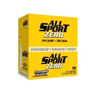 ALL SPORT ZERO POWDER STICKS PINEAPPLE