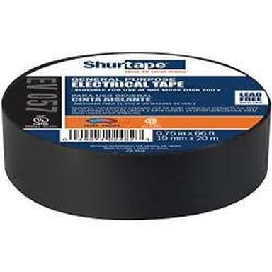 Shurtape Black Electrical Tape Roll