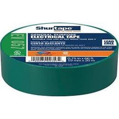 Shurtape Green Electrical Tape Roll