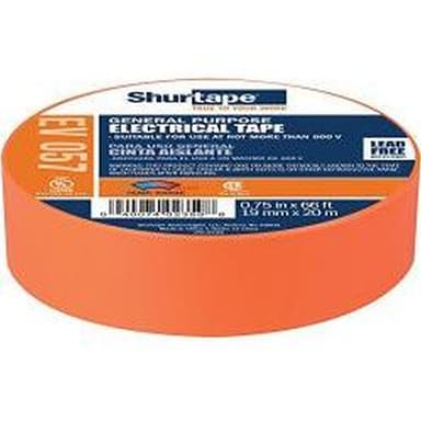 Shurtape Orange Electrical Tape Roll