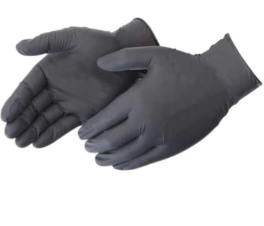 DuraSkin Black Nitrile 6mil Glove Sz: LG