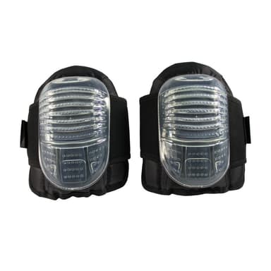 Clear Flat Cap Gel Knee Pads