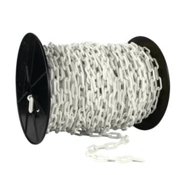 1.5 in. (#6, 38mm) x 100 ft. White