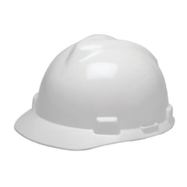 MSA V-Gard White Cap Hard Hat