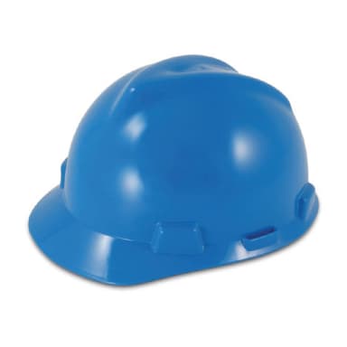 MSA V-Gard Blue Cap Hard Hat