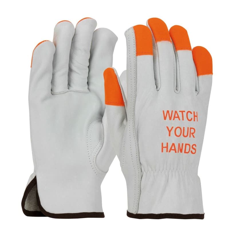 LEATHER DRIVERS GLOVE WITH