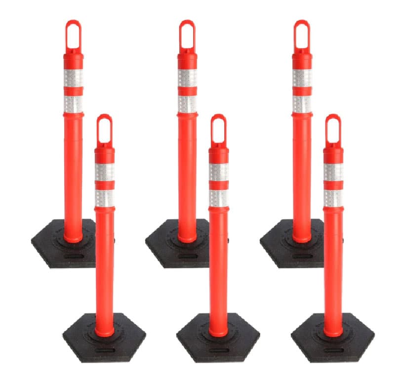 Reflective Delineators with 18 lb base