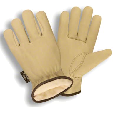 Insulated Cowhide Leather Drivers Glove