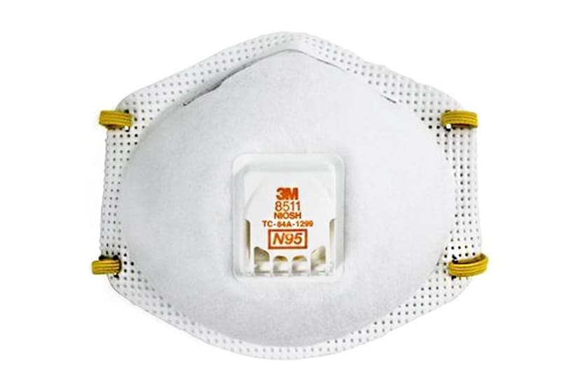 3M N95 DUST MASK W/EV 10/BX
