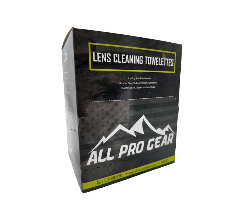 All Pro Gear lens cleaning towelette