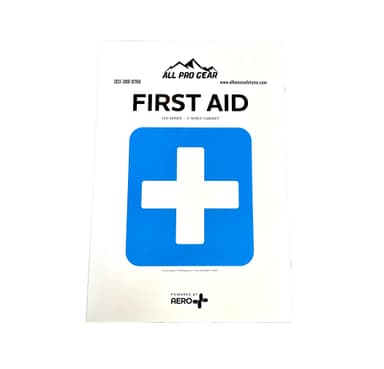All Pro Gear 4-Shelf First Aid Cabinet