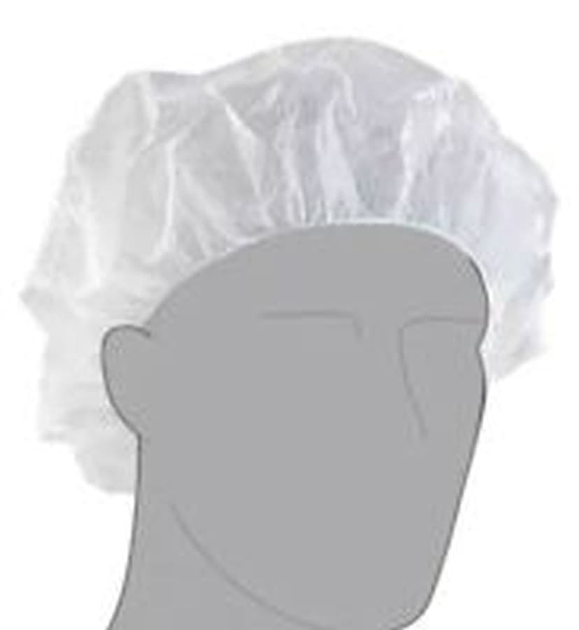 BOUFFANT CAP 21 WHITE 500/CS