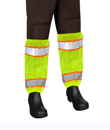 Leg Gaiters Class E Yellow w/ Orange
