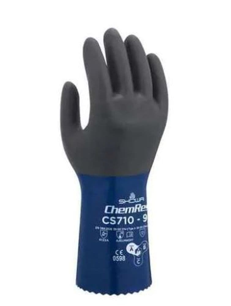 SHOWA ATLAS CHEM GLOVE SIZE: LARGE