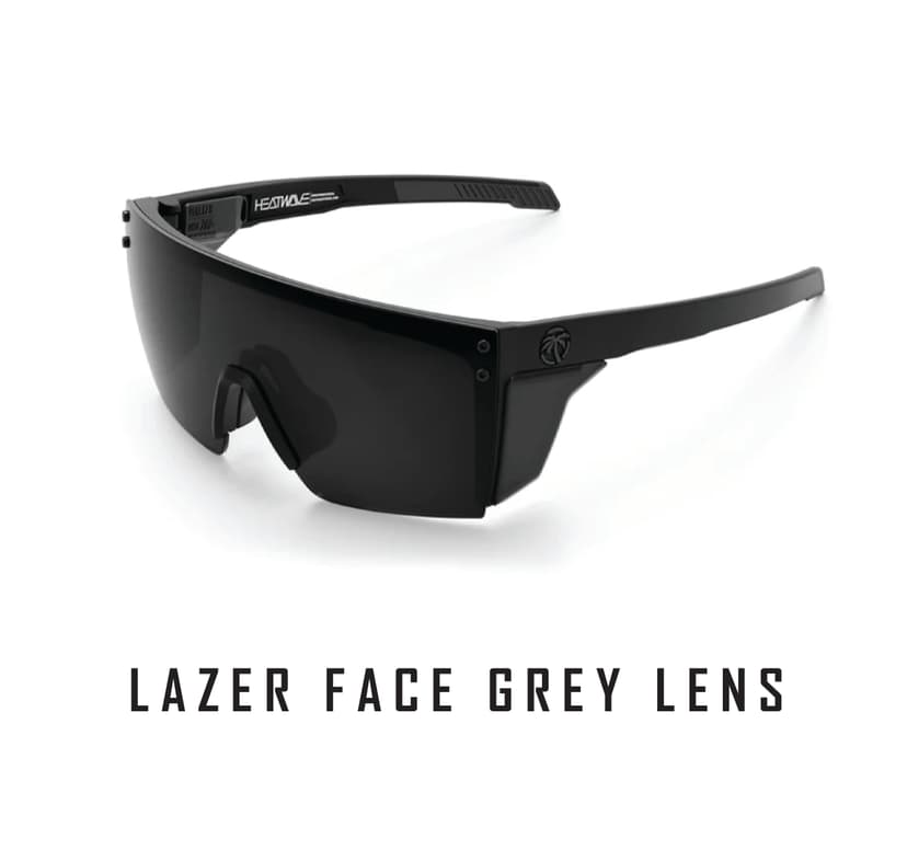 HEATWAVE Lazer Face Black Frame Gray Len