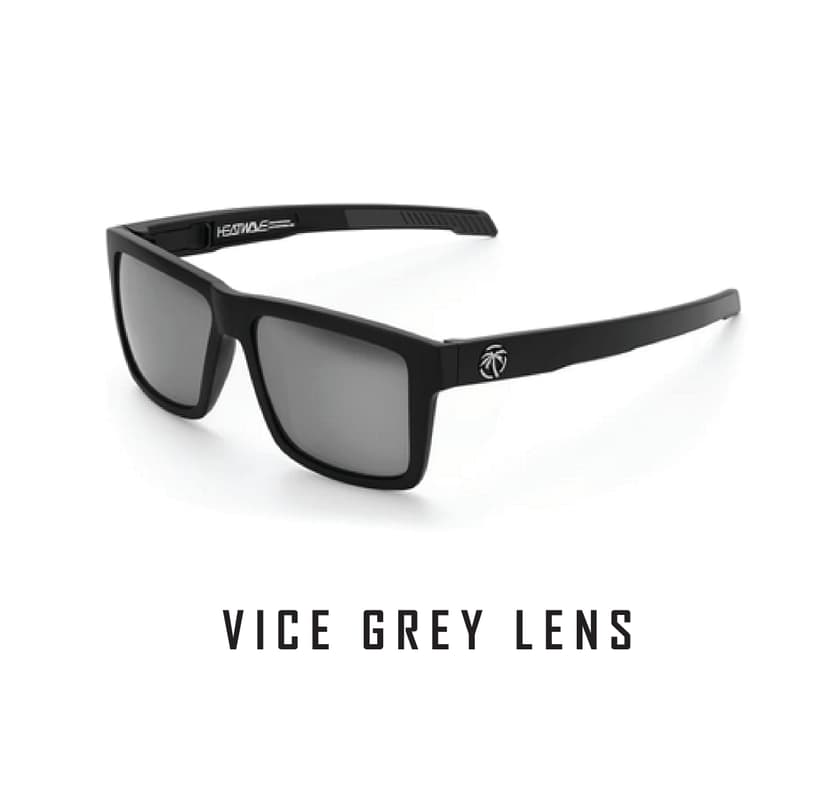 HEATWAVE Vise Black Frame Gray Lens