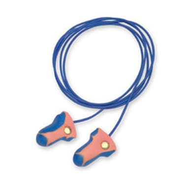 Laser Trak Detectable Earplugs Corded