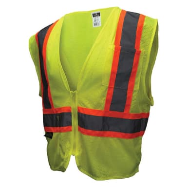 ECONOMY VEST CLASS II LIME SZ: LARGE