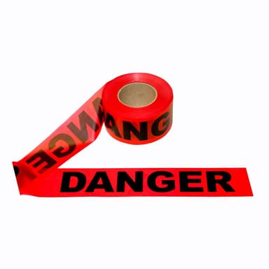 Danger Tape 3x1000' Red/Black